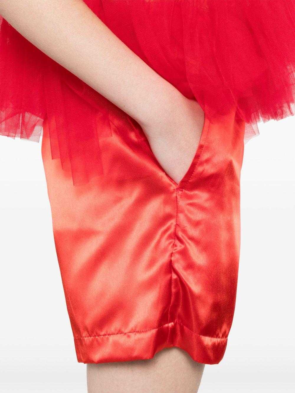 Shorts in acetato 3OP003S25 2 RED NOIR KEI NINOMIYA 