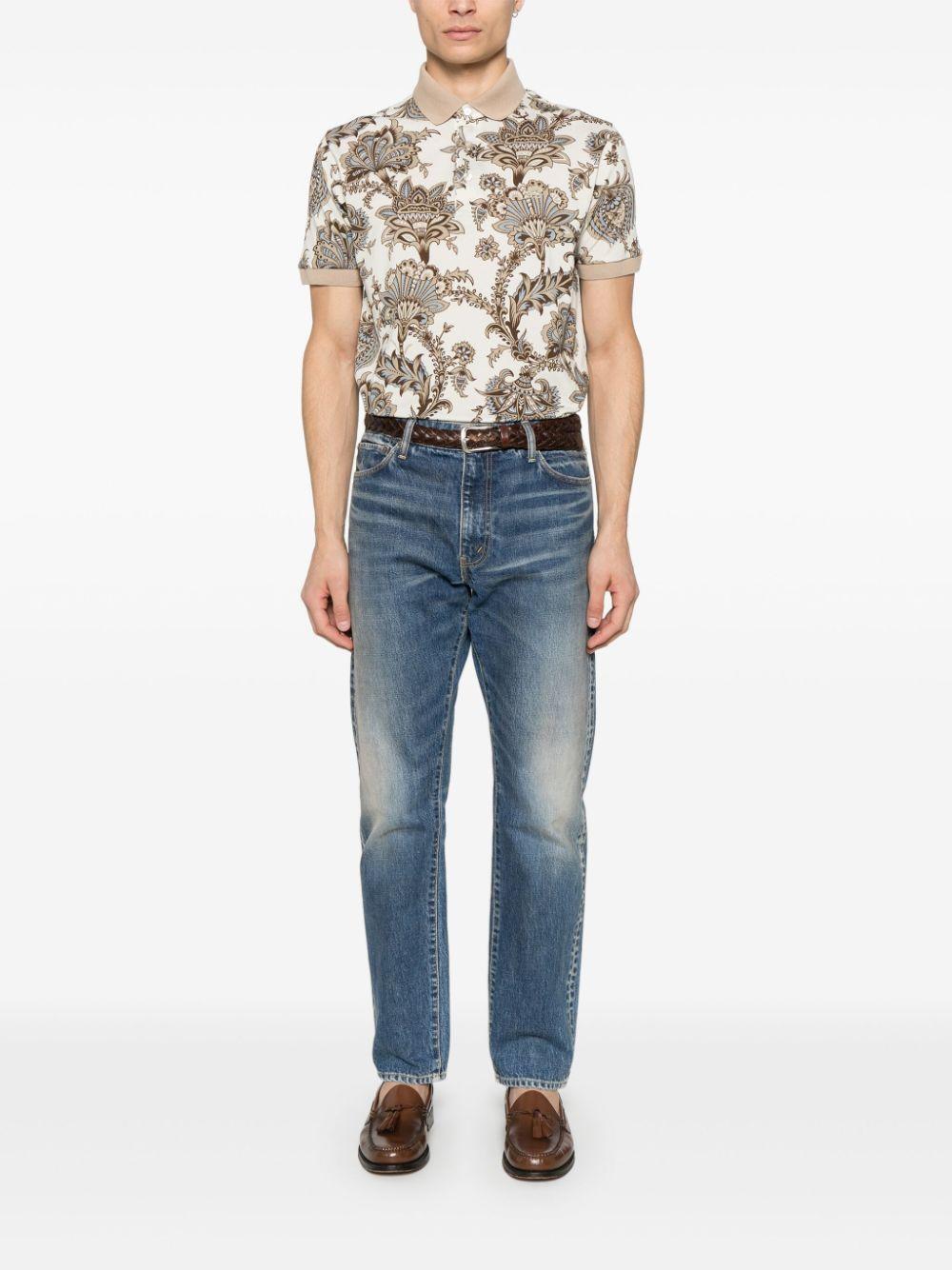 Polo con stampa floreale MRMD0004AK569 X0820 ETRO 