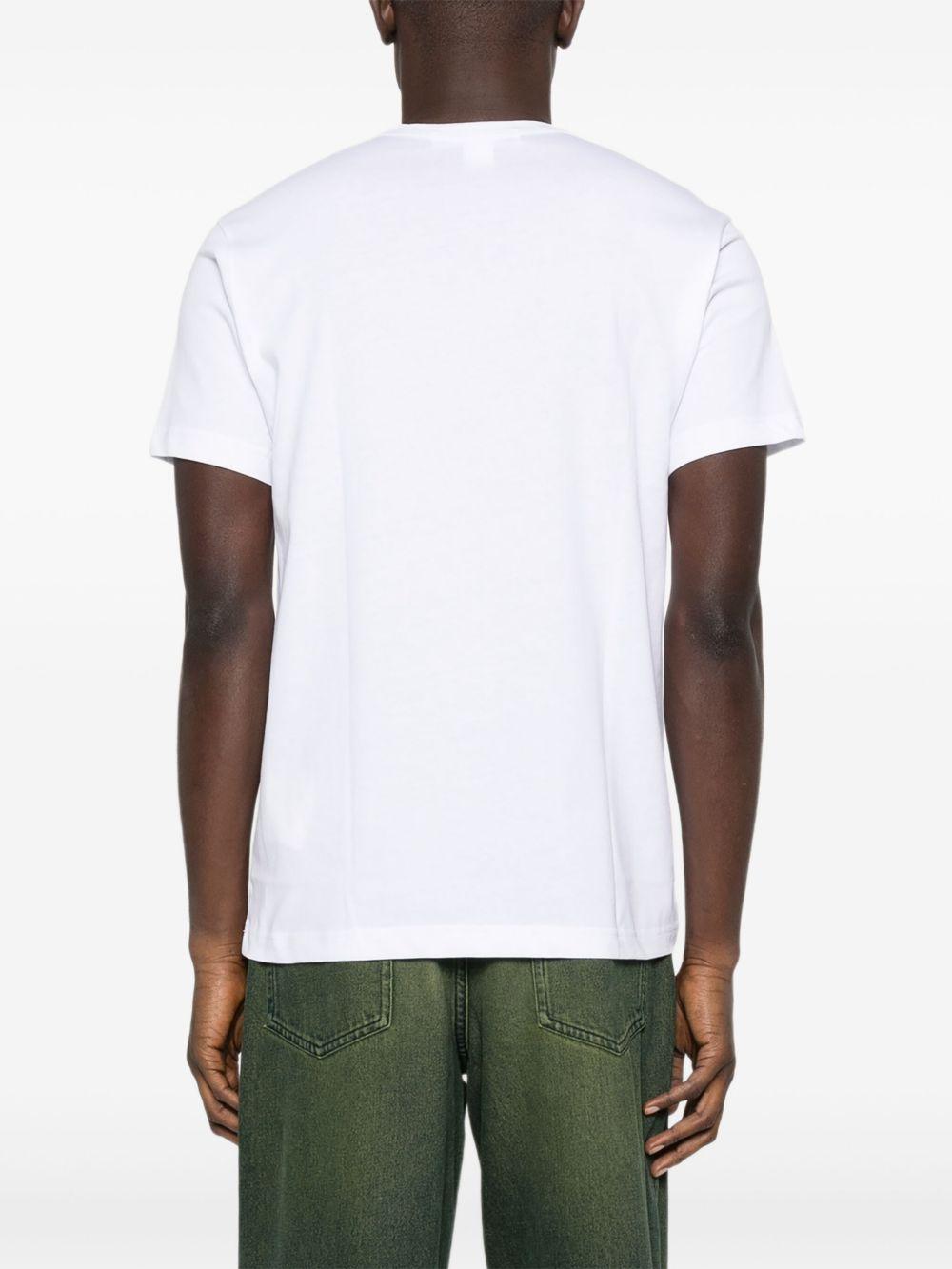 Men's Graphic Printed T-Shirt FPT004W25 2 WHITE PRINT COMME DES GARCONS SHIRT 