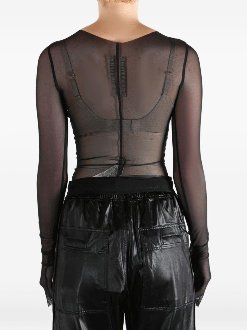 Top 'Temple' RO01F6274TUSRJA 09 BLACK RICK OWENS 