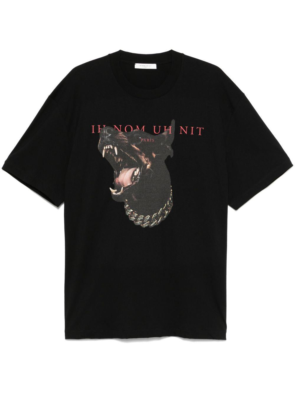 Dobermann Graphic T-shirt NUS25242 009 BLACK IH NOM UH NIT 