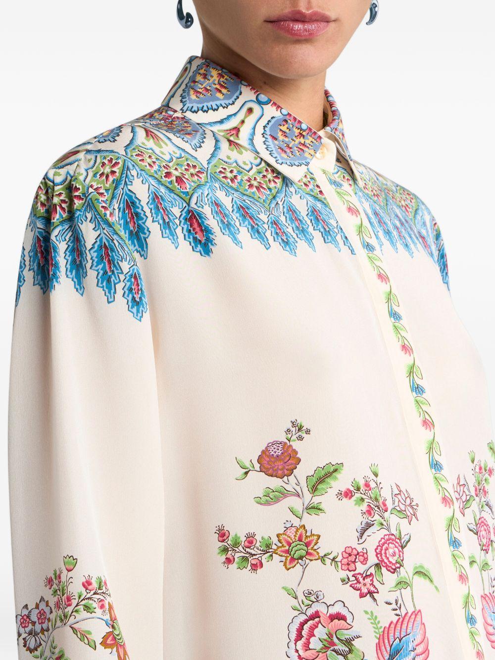 Camicia Lunga in Seta WRIA0103AKG73 X0802 ETRO 