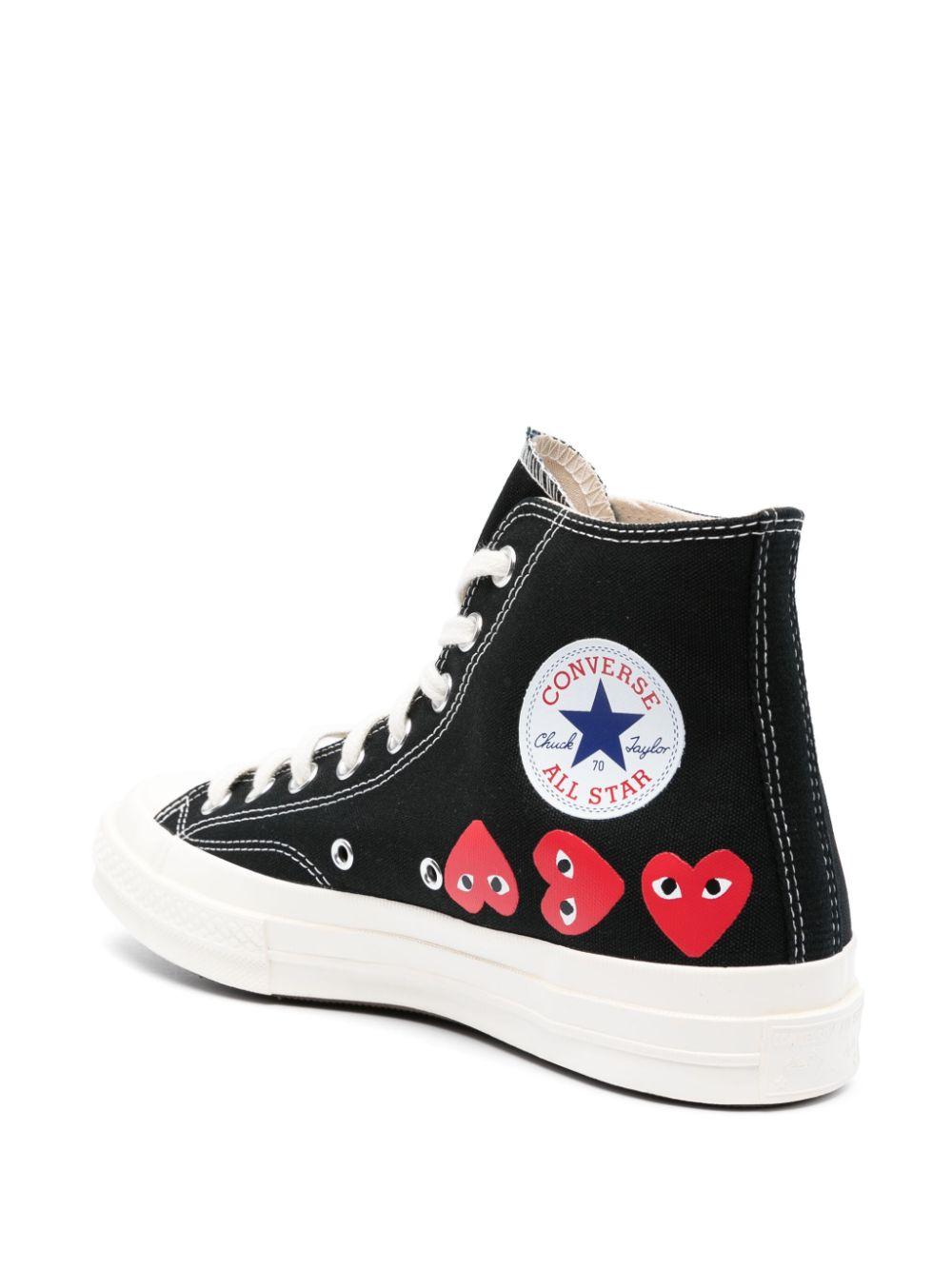  P1K127 1 BLACK COMME DES GARCONS PLAY X CONVERSE 