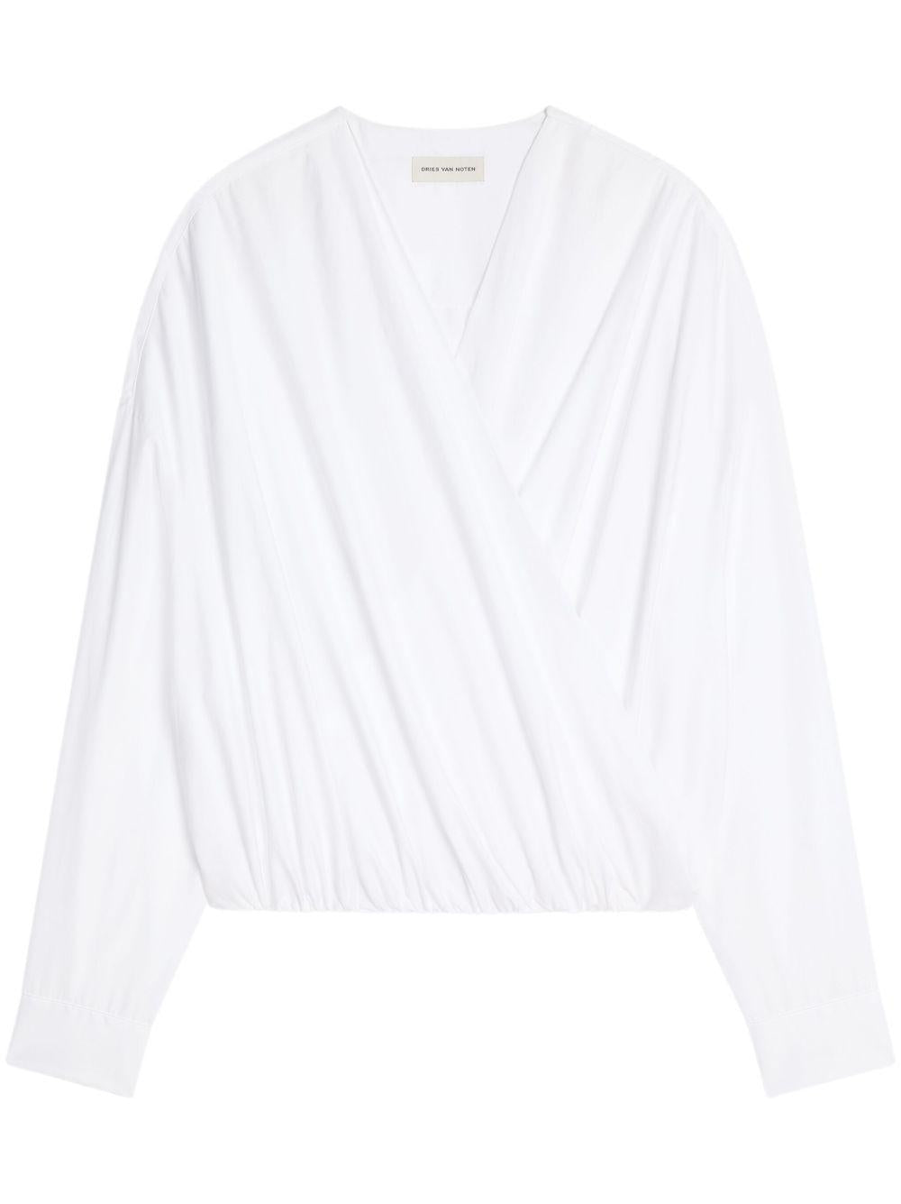 Top drappegiato 2510107151466 1 WHITE DRIES VAN NOTEN 