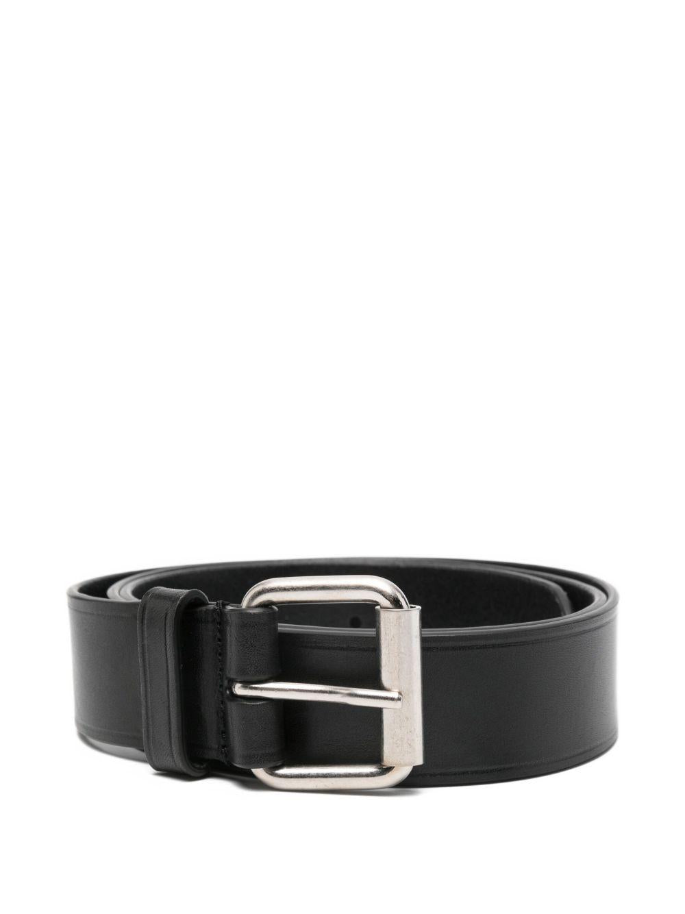 Leather Belt BLTM252056 900 BLACK DRIES VAN NOTEN 