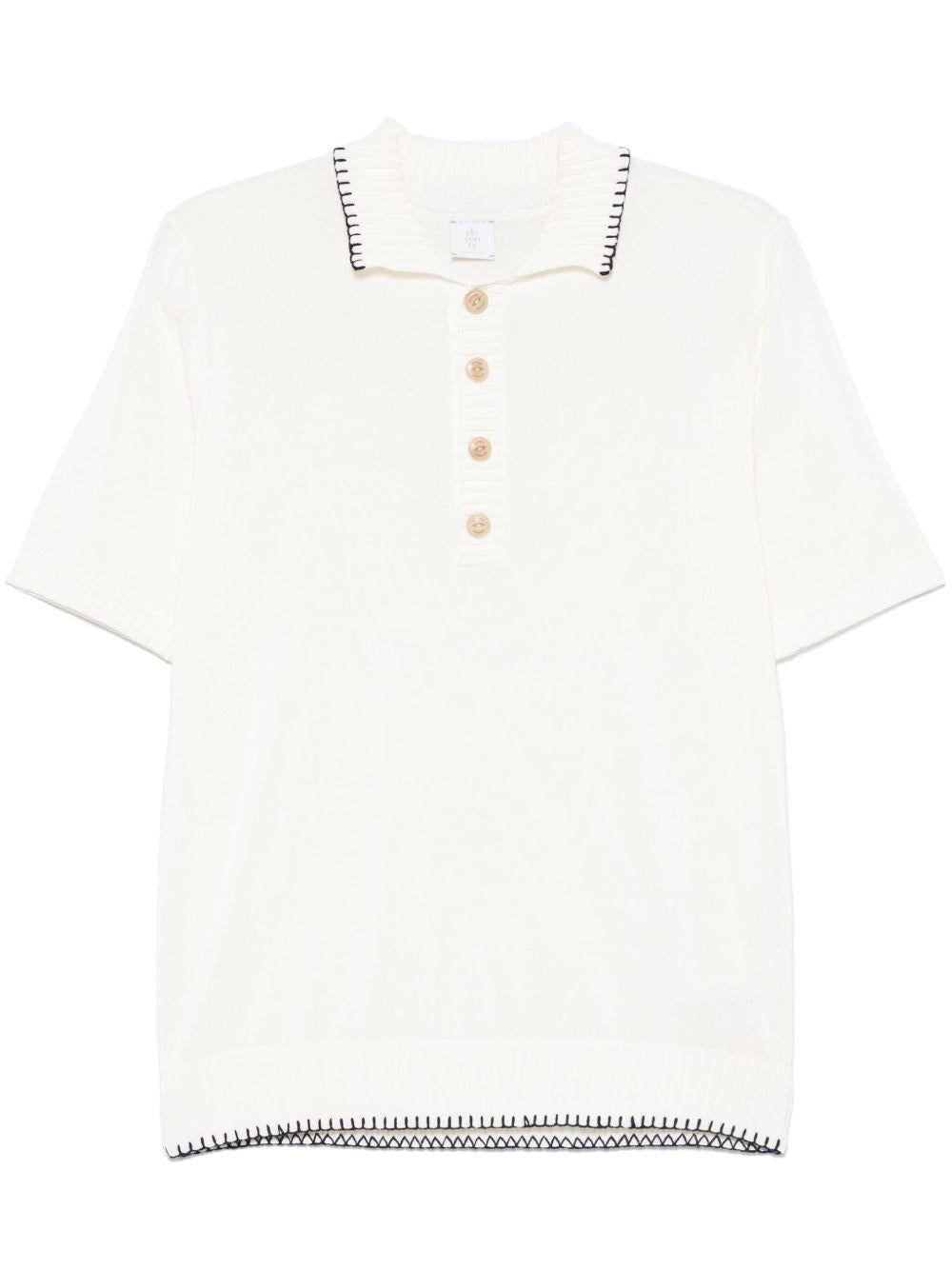 Polo a coste K76POLK20MAG0K030 0111 NATURAL ELEVENTY 