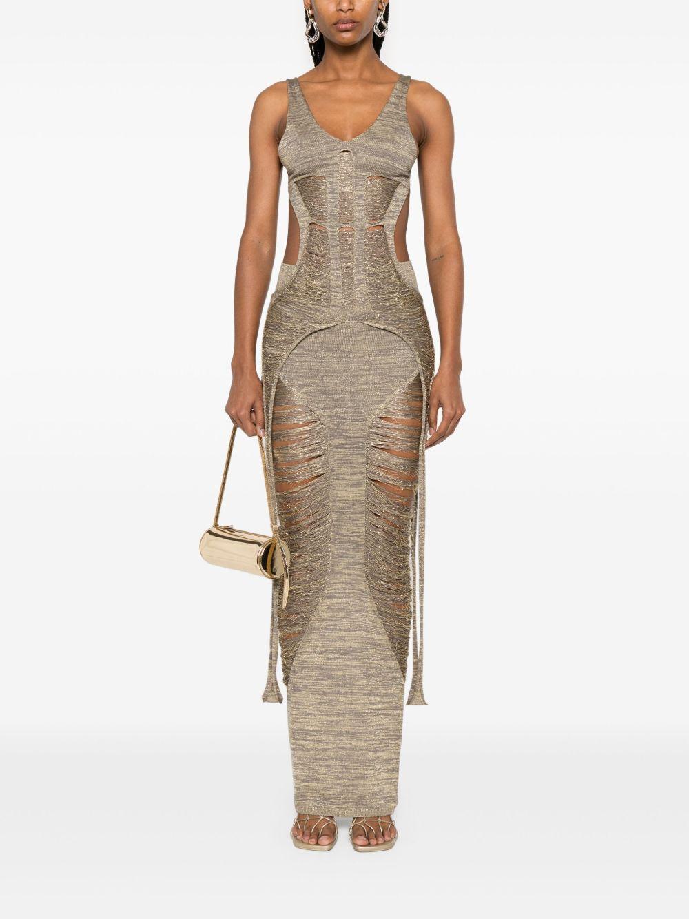 Tanja tank top RO01E7644KGRIDG 02 GOLD RICK OWENS 