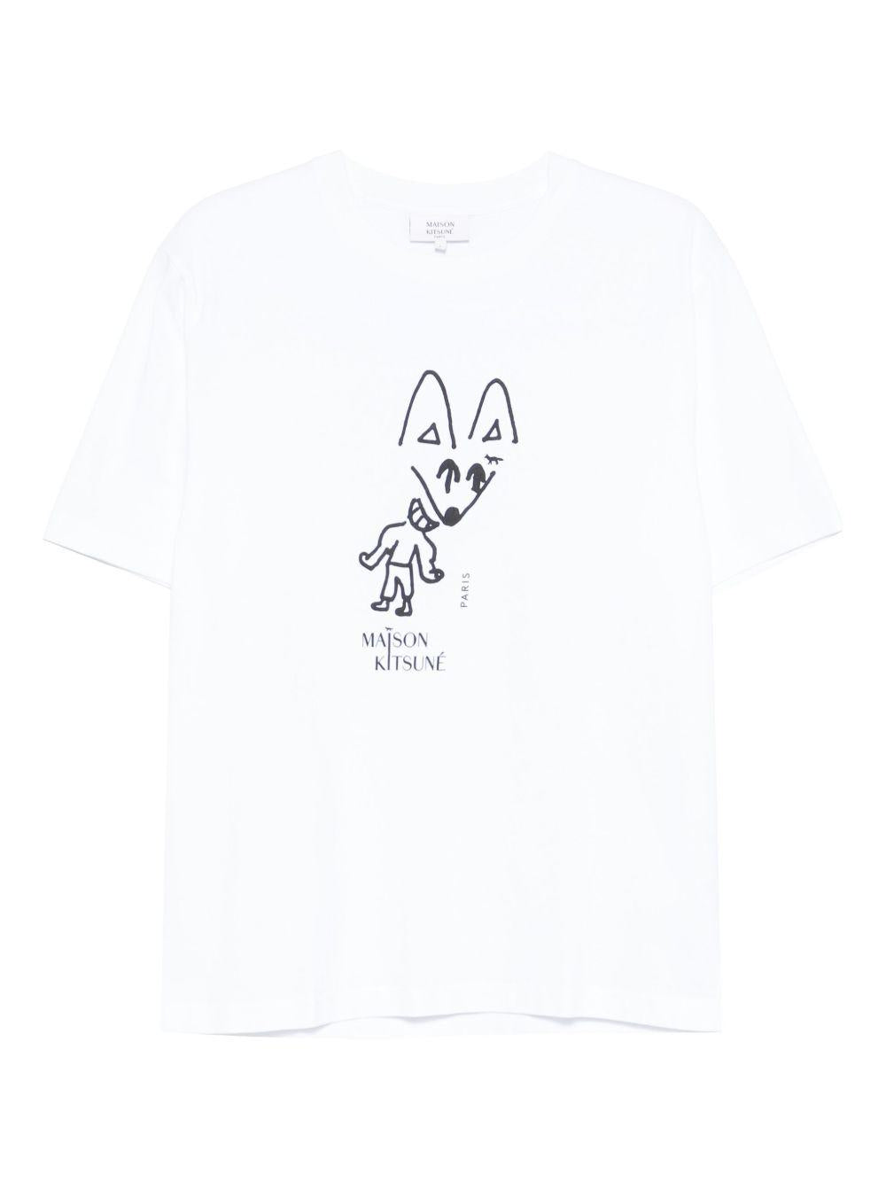  PM00116KJ7025 P100 WHITE MAISON KITSUNE 