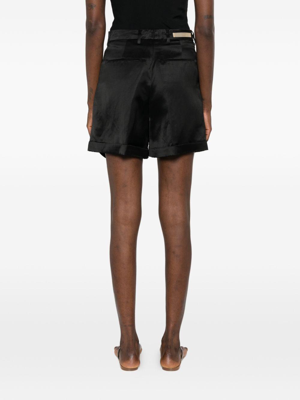 Shorts sartoriali con pieghe ISABELLEW300189 00010 NERO BRIGLIA 1949 