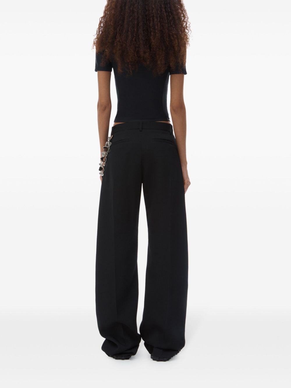 Rash Guard con logo 4CC1251533 001 BLACK ALEXANDER WANG 