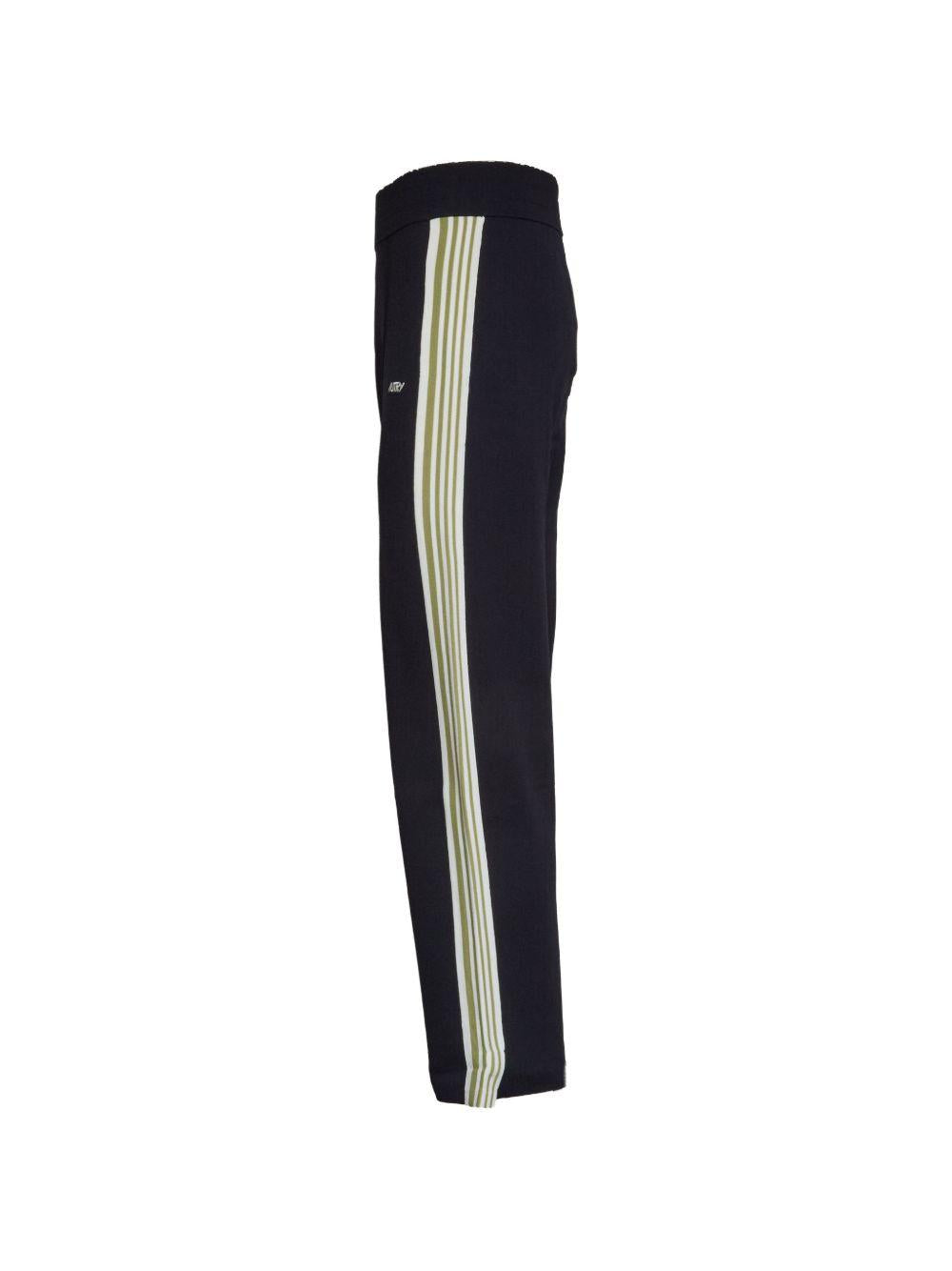 Jogger in maglia di viscosa uomo PAPM027B NIT BLUE AUTRY 