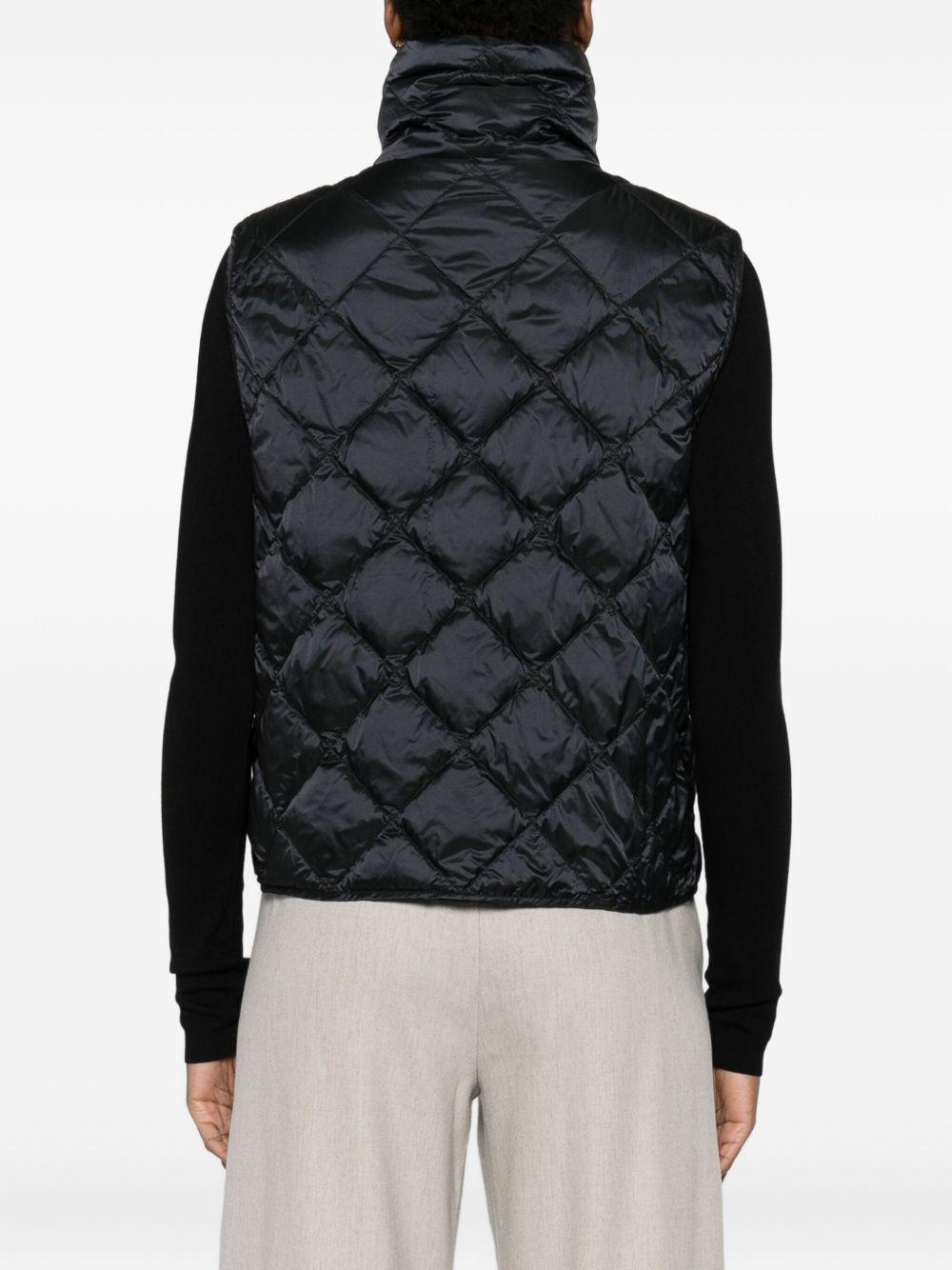 Gilet in tela di nylon antigoccia - Nero TREGICMM10051 002 BLACK MAX MARA THE CUBE 