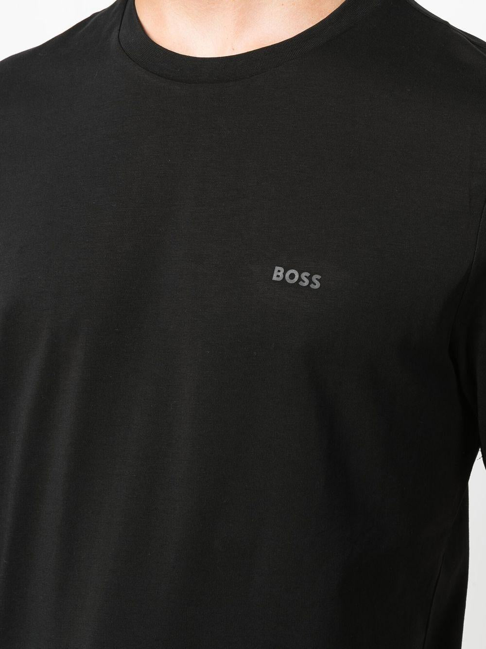 T-shirt Thompson 50468347 001 BLACK BOSS 
