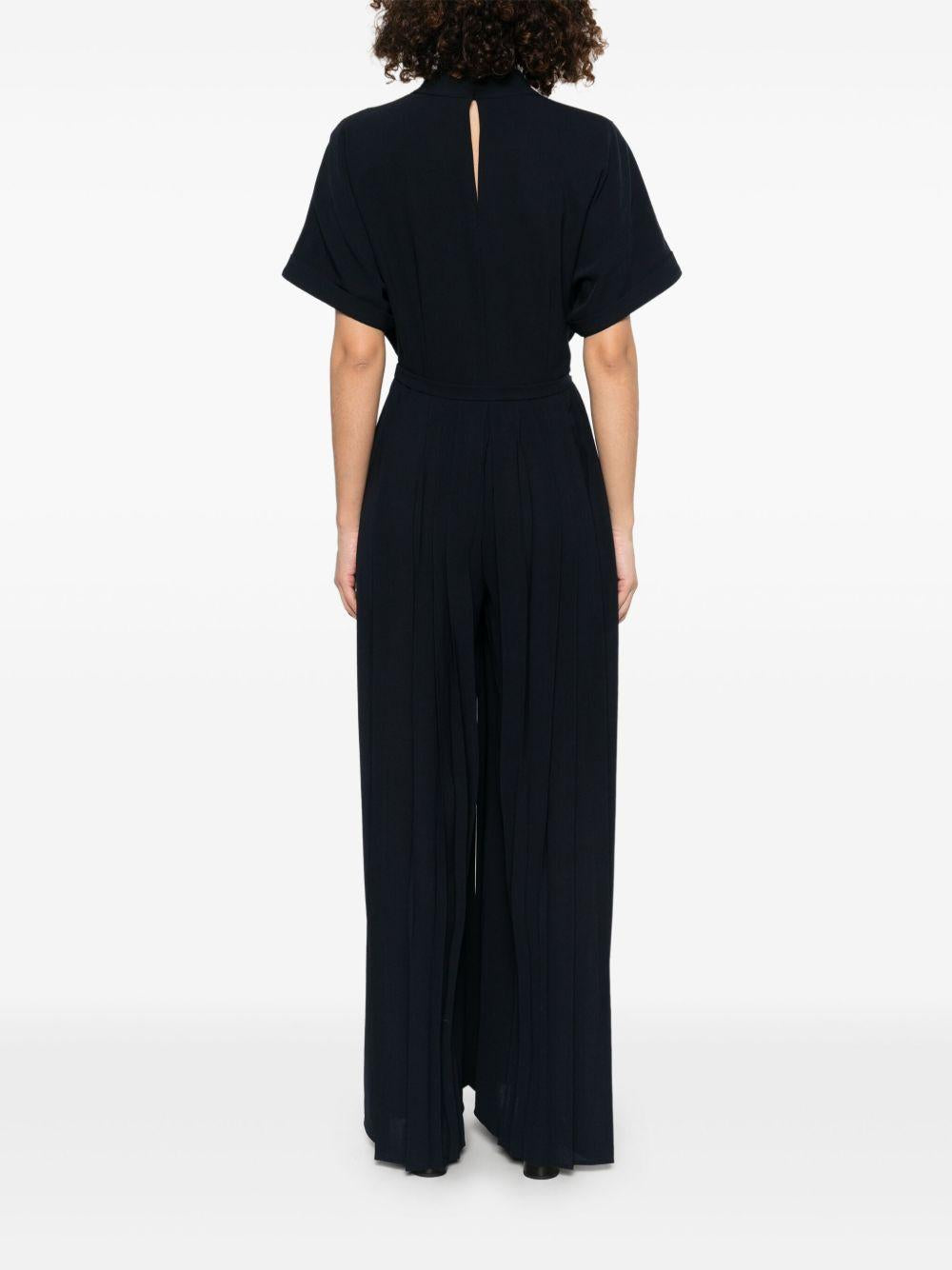 Tuta con pieghe Sofia JF009139 0370 NAVY JOSEPH 