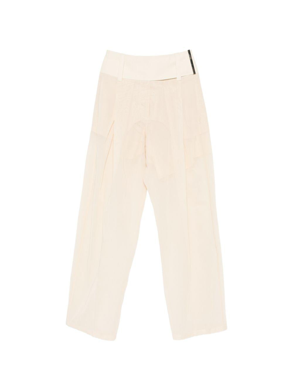 Pantaloni In Puro Cotone SPSFERITO 001 ECRU SPORTMAX 