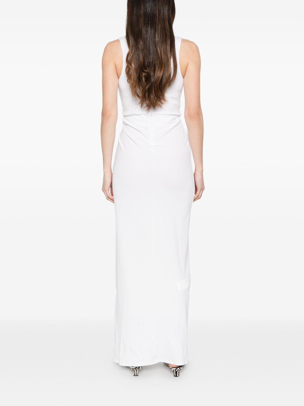 Abito In Organzino Fluido SPXSALETTA 004 LATTE SPORTMAX 