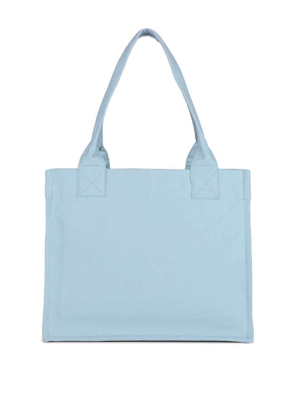 Blue Animal Large Tote A7170 326 SOFT CHAMBRAY GANNI 