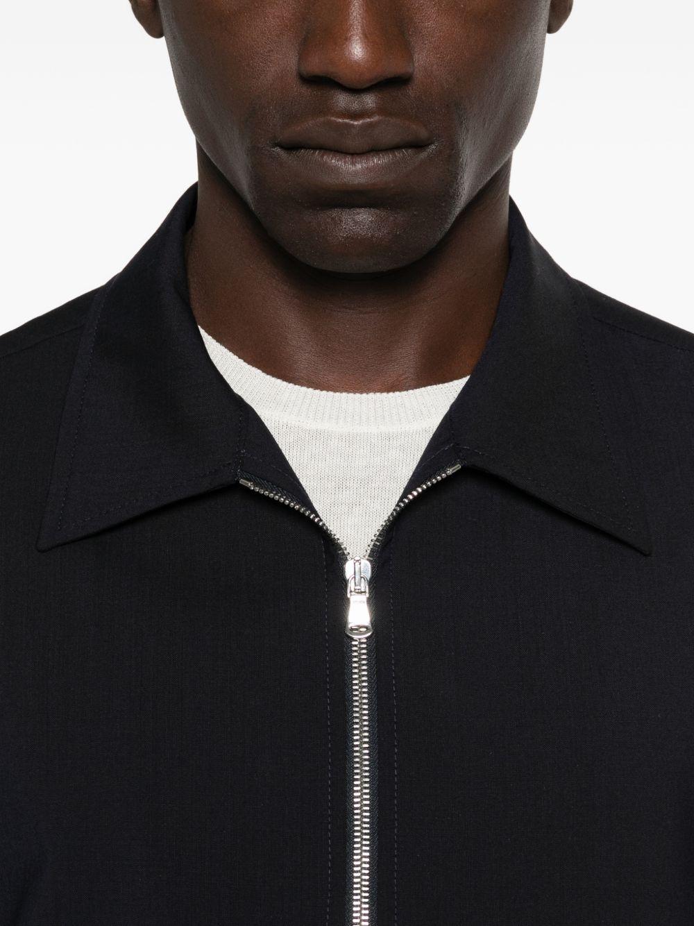 Giacca camicia blu navy con zip BILL300082 00011 BLUE BRIGLIA 1949 