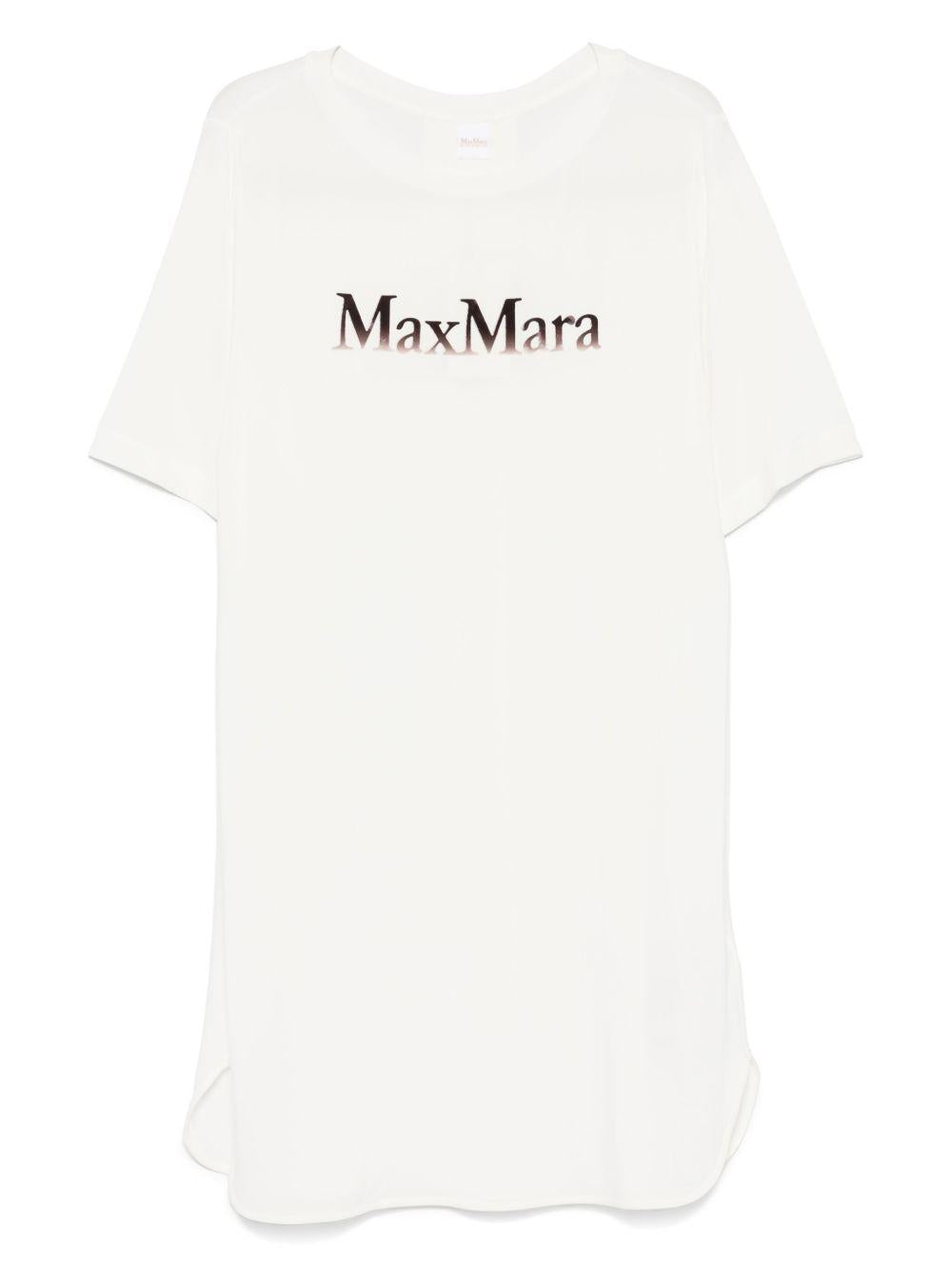 Abito corto Luna LUNAMM13144 001 BIANCO MAX MARA 