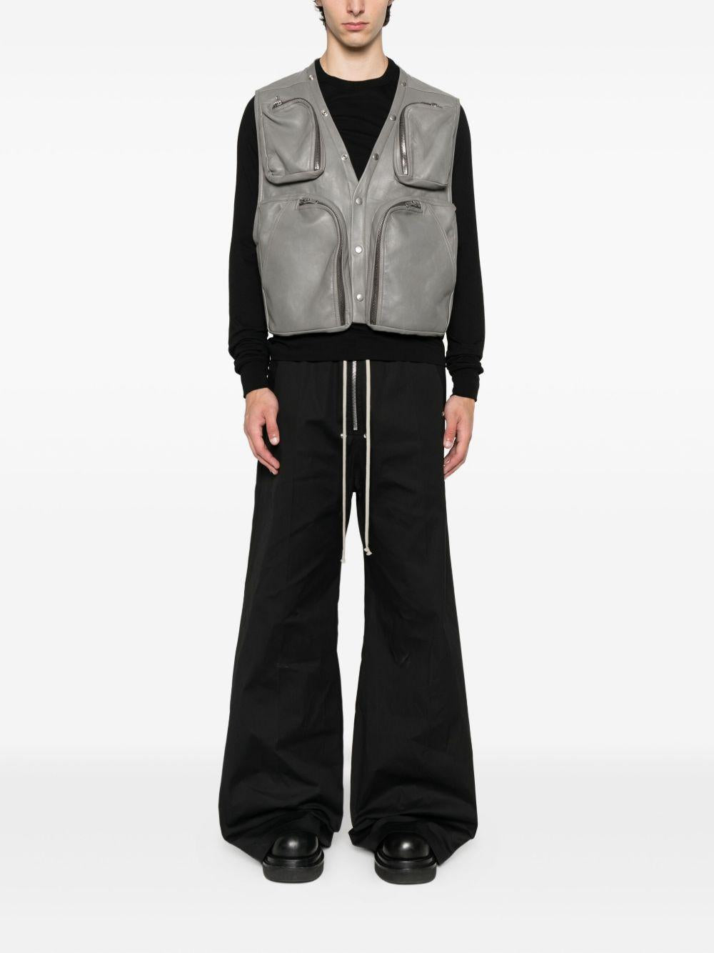 Concordians Wide Bela Pants RU02E1366TE 09 BLACK RICK OWENS 