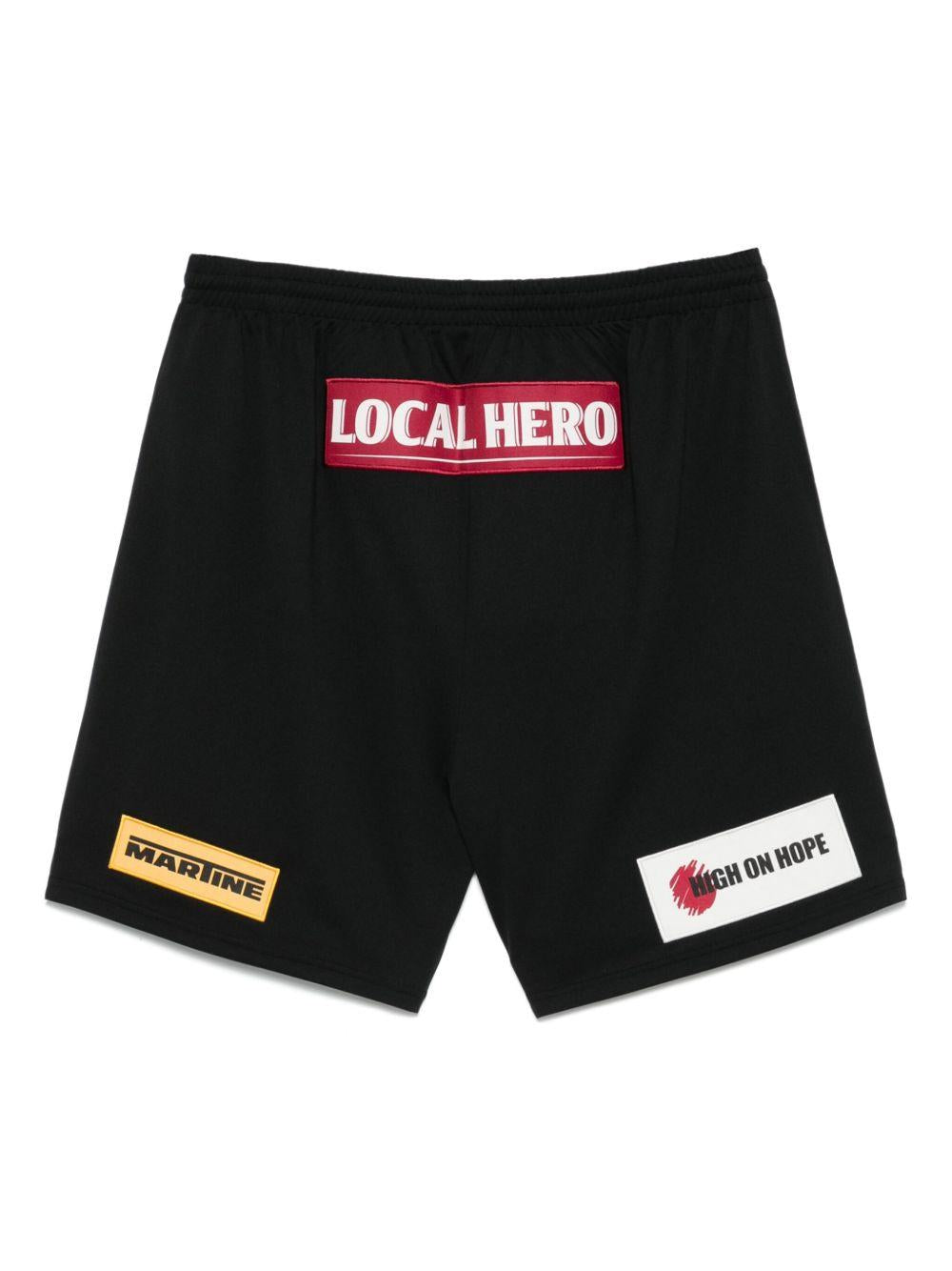 Football track shorts 178JT11001 BLACK MARTINE ROSE 