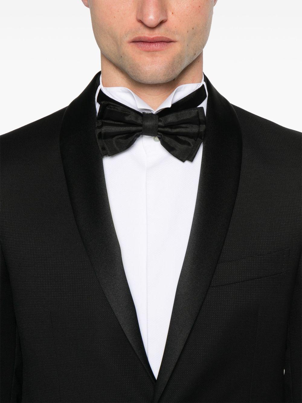 Abito monopetto con rifiniture in raso SFBR18A01LIS550017UPER017 N5079 TAGLIATORE 