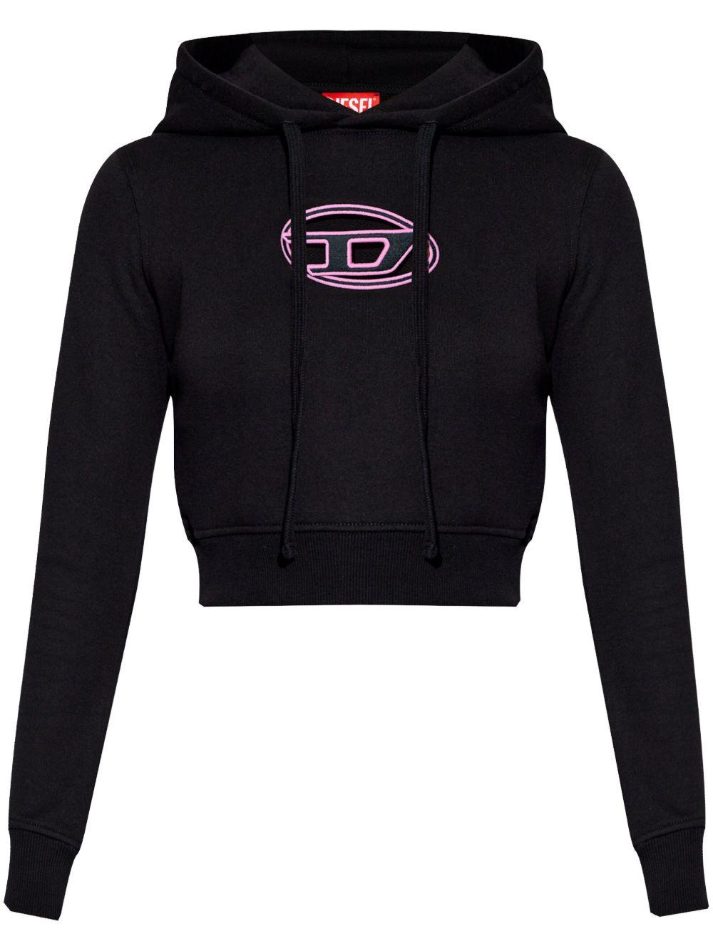 F-Slimmy-Hood-Od Hoodie A157140GRAC 9XX BLACK DIESEL 