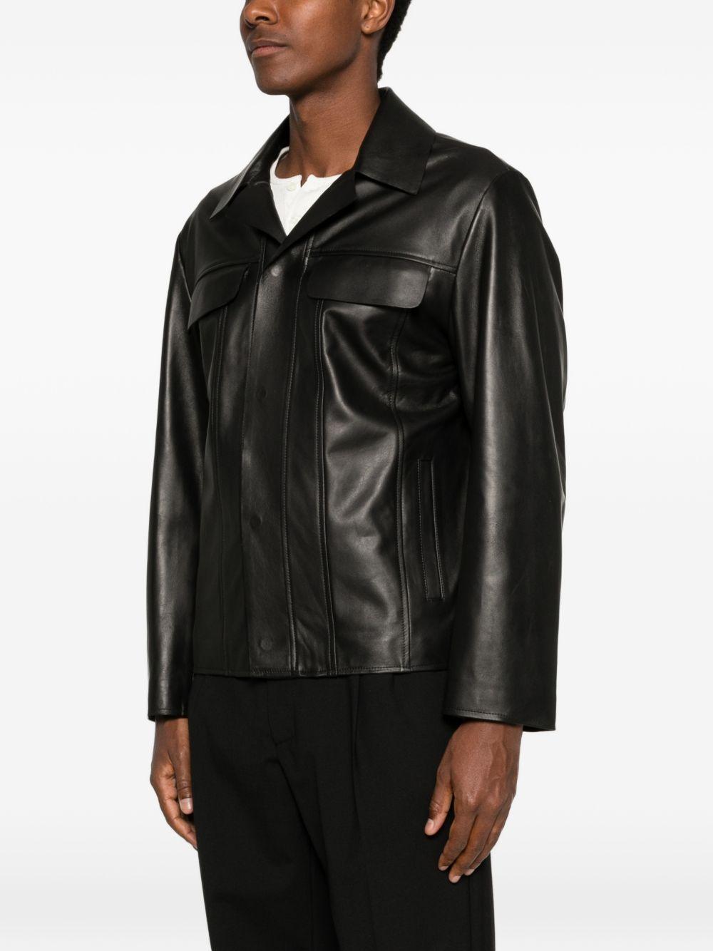 Giacca in Pelle PALUCPA66080 999 LARDINI 