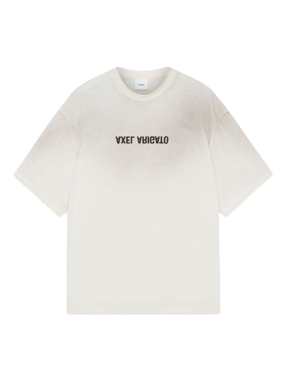 Distort Light T-Shirt A3543002 WHITE AXEL ARIGATO 