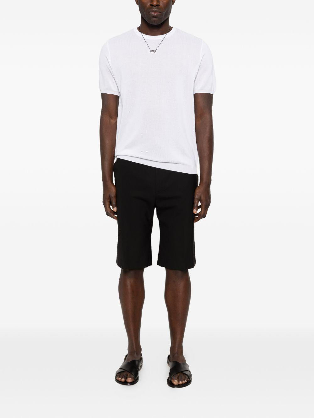 T-shirt girocollo in cotone 261MYA16121 01 NATURAL ROBERTO COLLINA 