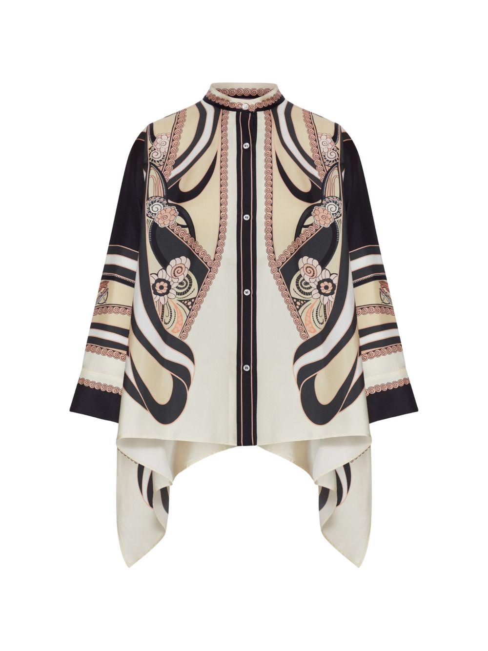 Foulard Shirt SHI0059SIL006AMB03 PI02 AMBROSIA PLACEE LA DOUBLEJ 