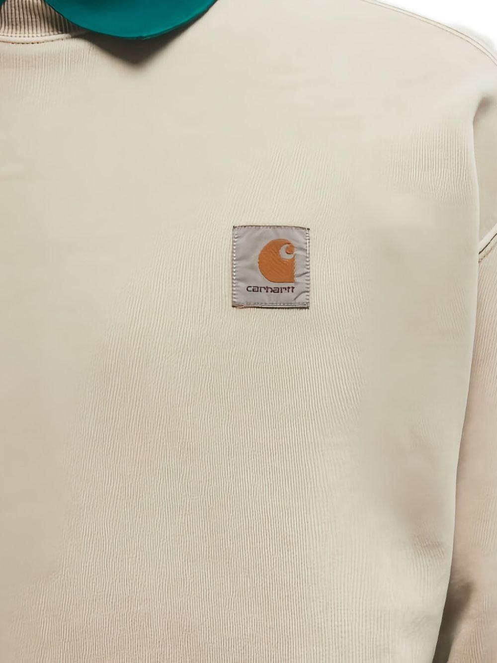 Hooded Vista Sweatshirt I029522 2LPGD FLEUR DE SEL CARHARTT WIP 