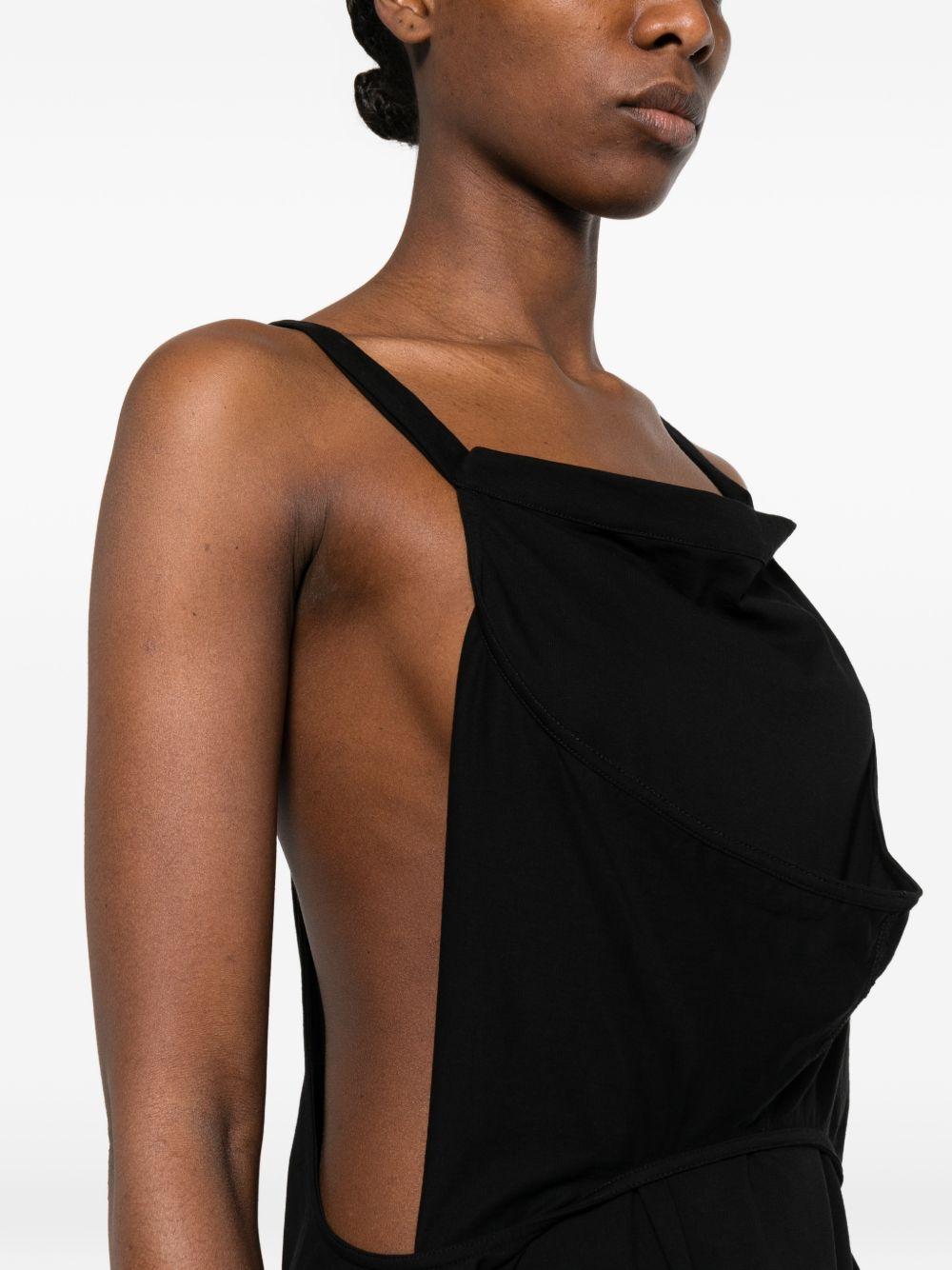 Temple Gown RP01F6502JA 09 BLACK RICK OWENS 