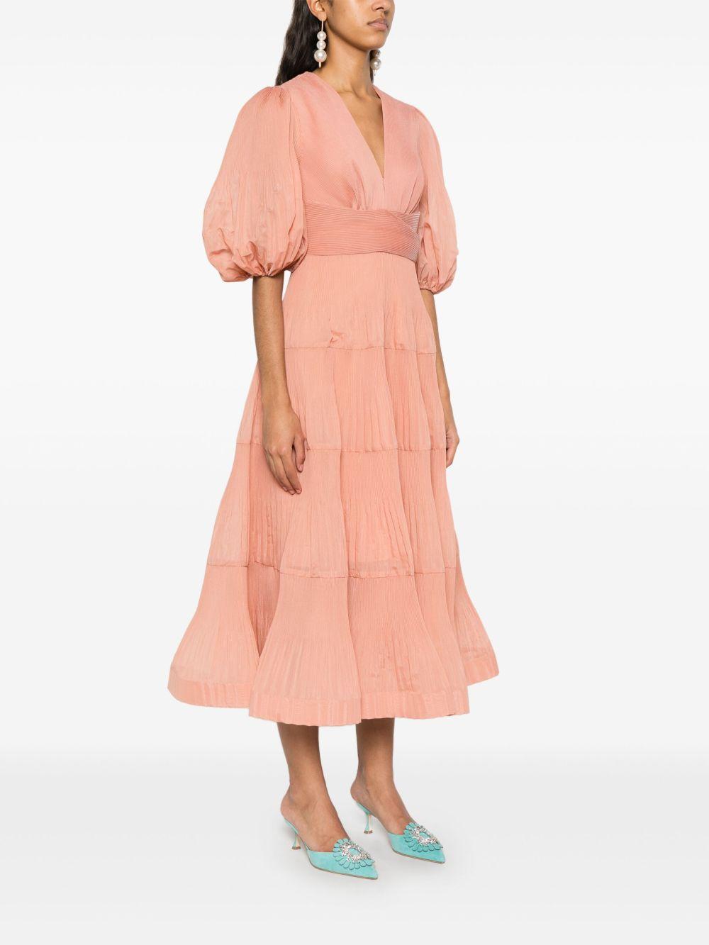 Abito midi plissé 3905DS25R PEACH ZIMMERMANN 