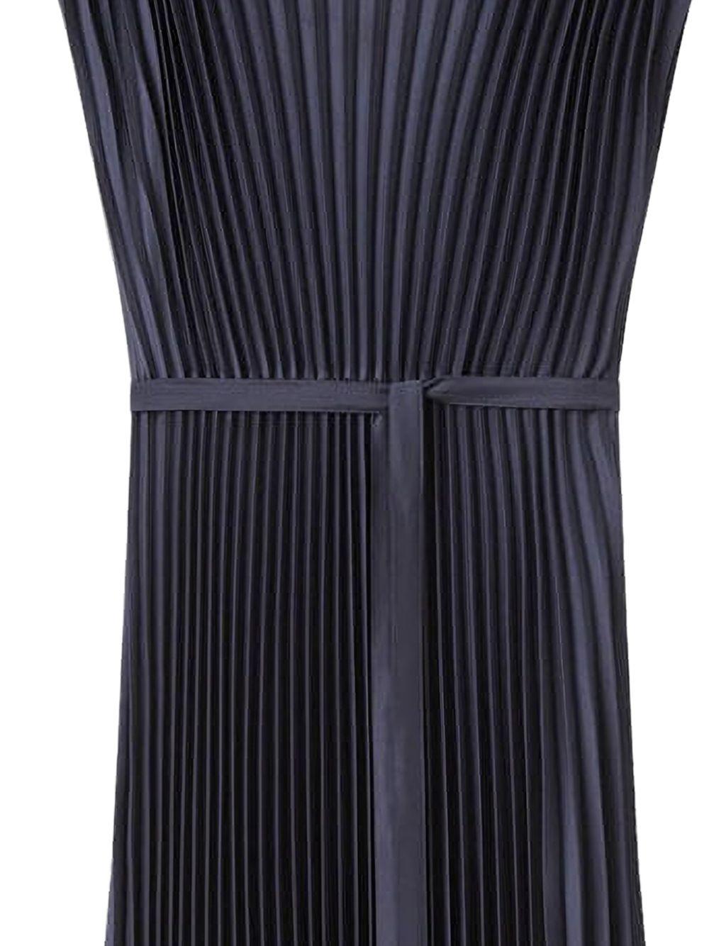 Volta Knit Weave Plissé Dress JF009603 0365 INDIGO JOSEPH 