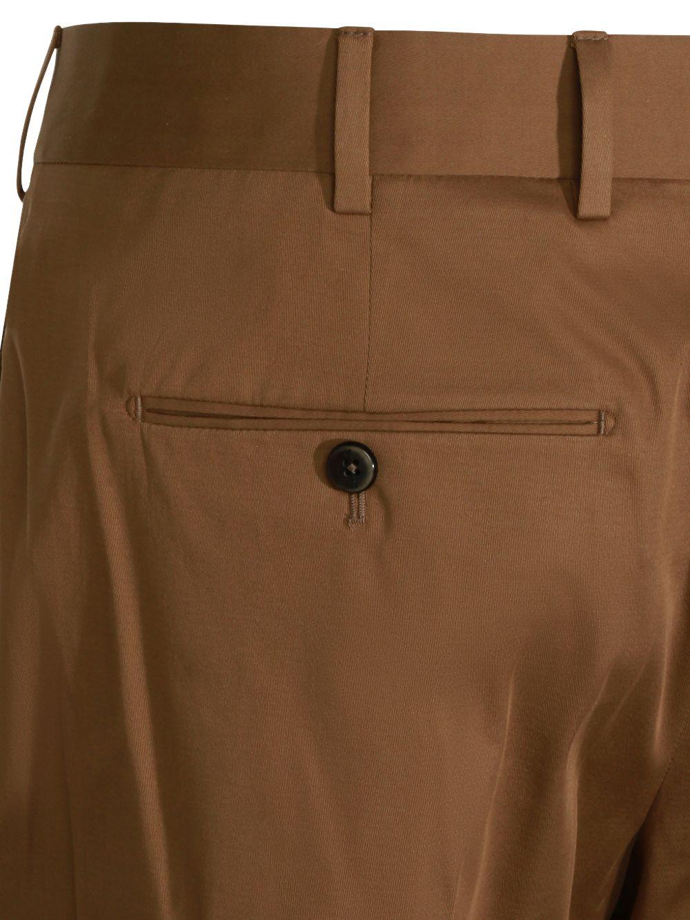 Rebel pants in linen and cotton COZSUFZA0CL1SD80 0130 NOCCIOLA PT TORINO 