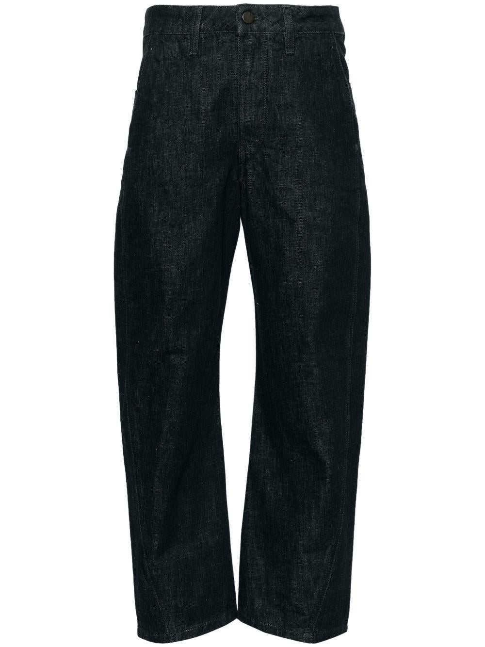 Twisted Pants in Heavy Indigo Denim PA1051LD068 BL760 DENIM INDIGO LEMAIRE 