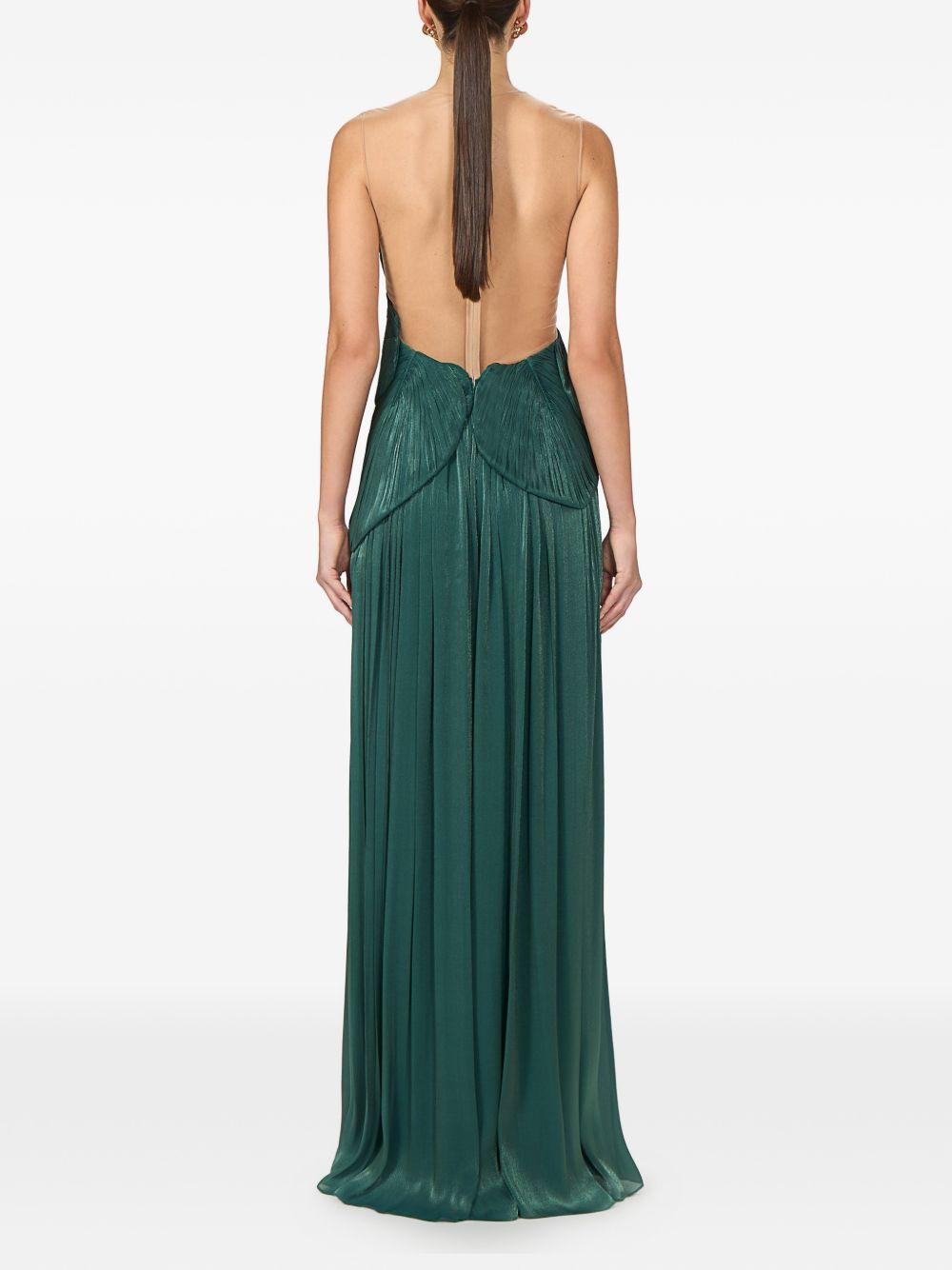 Serenne Lurex Georgette Gown PS2614 2472 EVERGREEN COSTARELLOS 