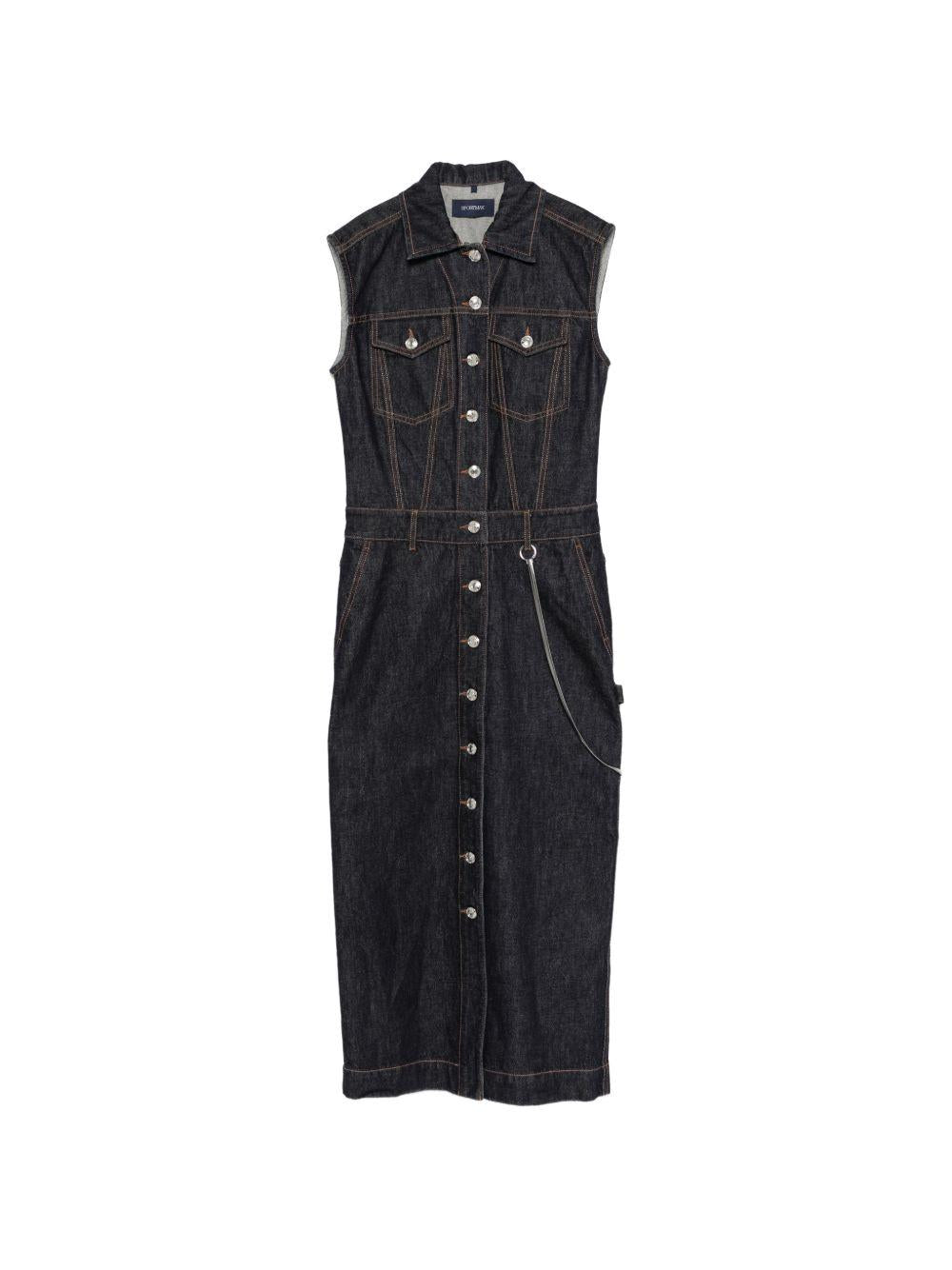 Abito In Denim SPDFARFALLA 001 SCURO PULITO SPORTMAX 
