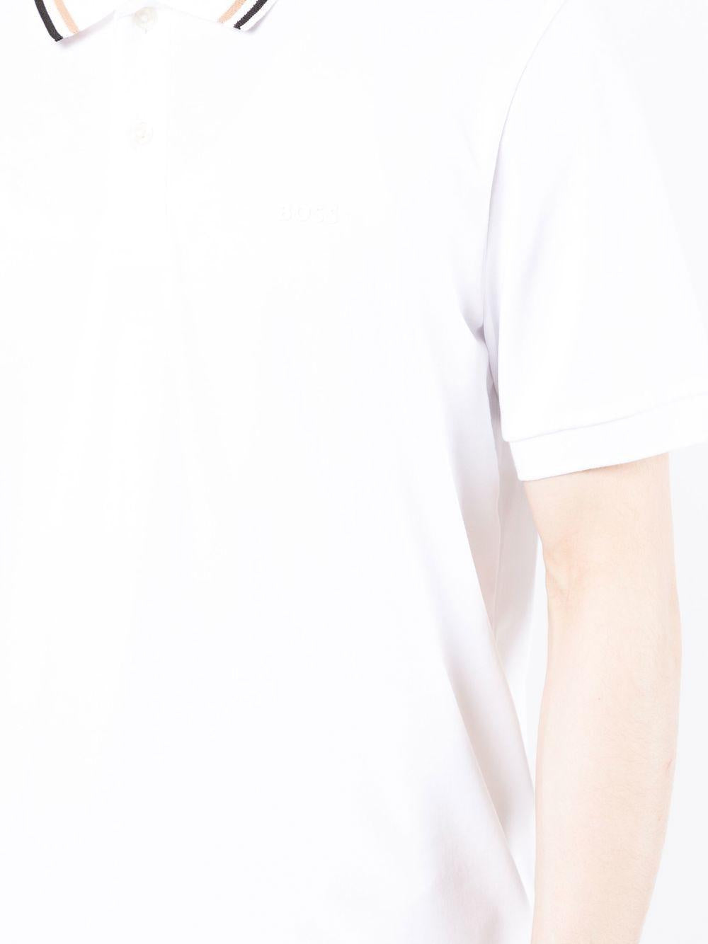 Polo Slim Fit 50469360 100 WHITE BOSS 