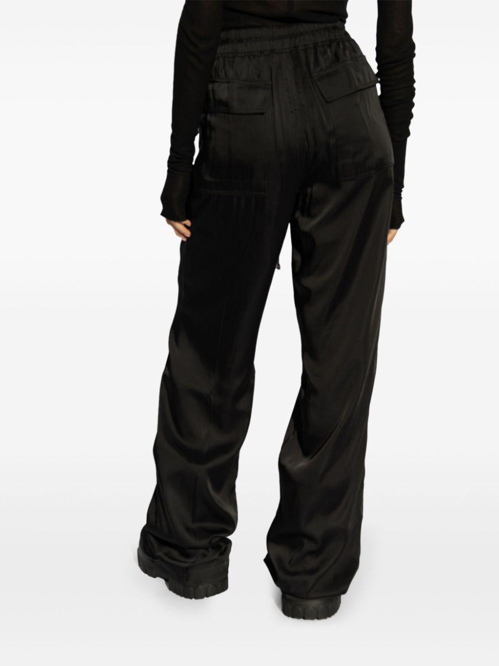 Drawstring trousers RP01E7325SCH 09 BLACK RICK OWENS 