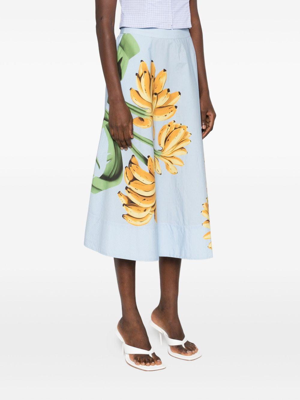 Blue Banana Cocina Striped Midi Skirt 332585 L0003 BLUE FARM RIO 
