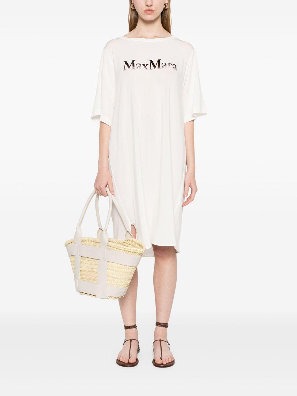 Abito corto Luna LUNAMM13144 001 BIANCO MAX MARA 