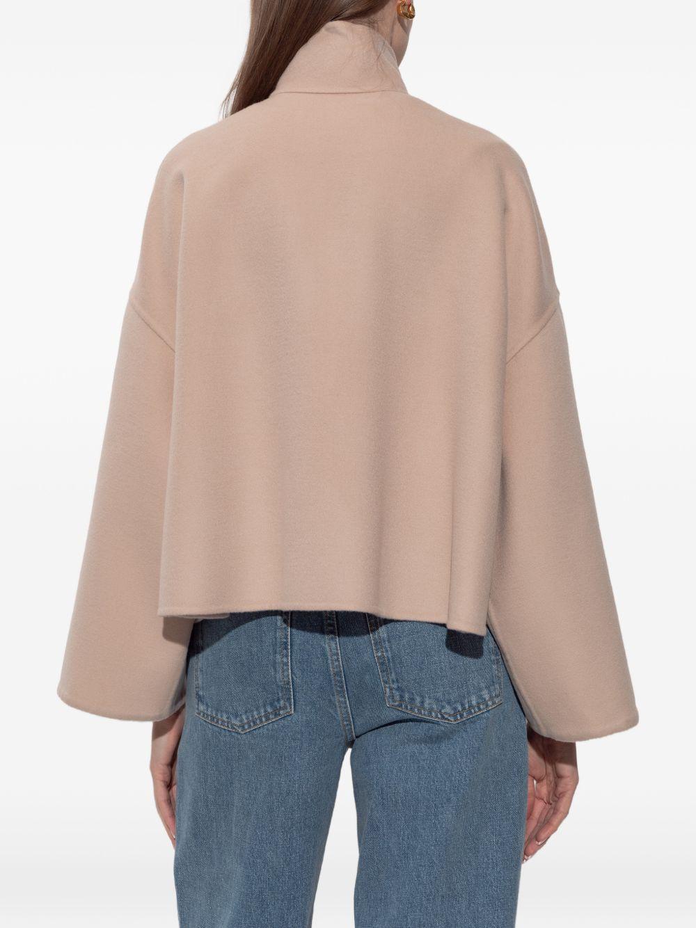 Cappotto boxy in double di lana CTD266F420L736 KASHA FABIANA FILIPPI 