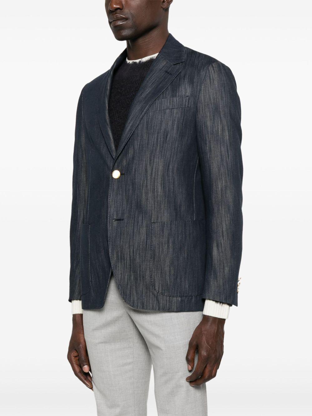 Blazer in Denim ES6202EHESIF64409 830 LARDINI 