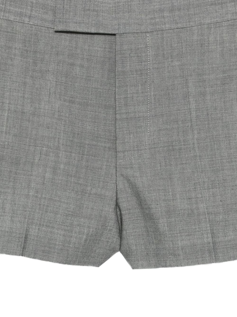 Shorts N°7C in Tela Mohair SS26N7C TELA MOHAIR GRIGIA SAPIO 