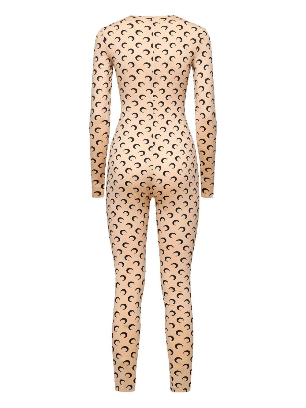 Recycled Jersey Moon Catsuit WJS002ACJER0001 TA10 TAN MARINE SERRE 