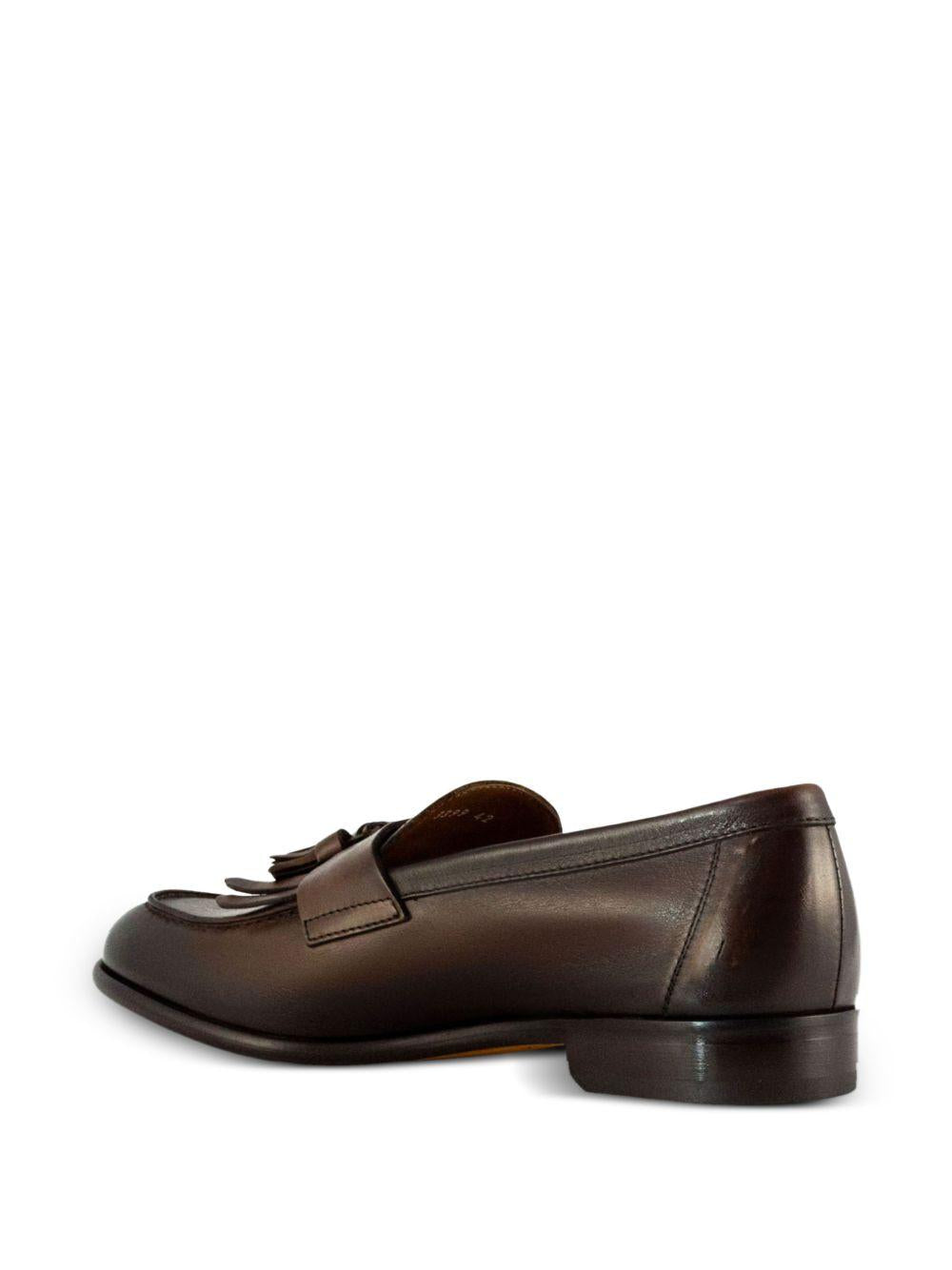 Mocassino con frangia e nappine DU3399STRAUY188MM04 MARRONE DOUCAL`S 
