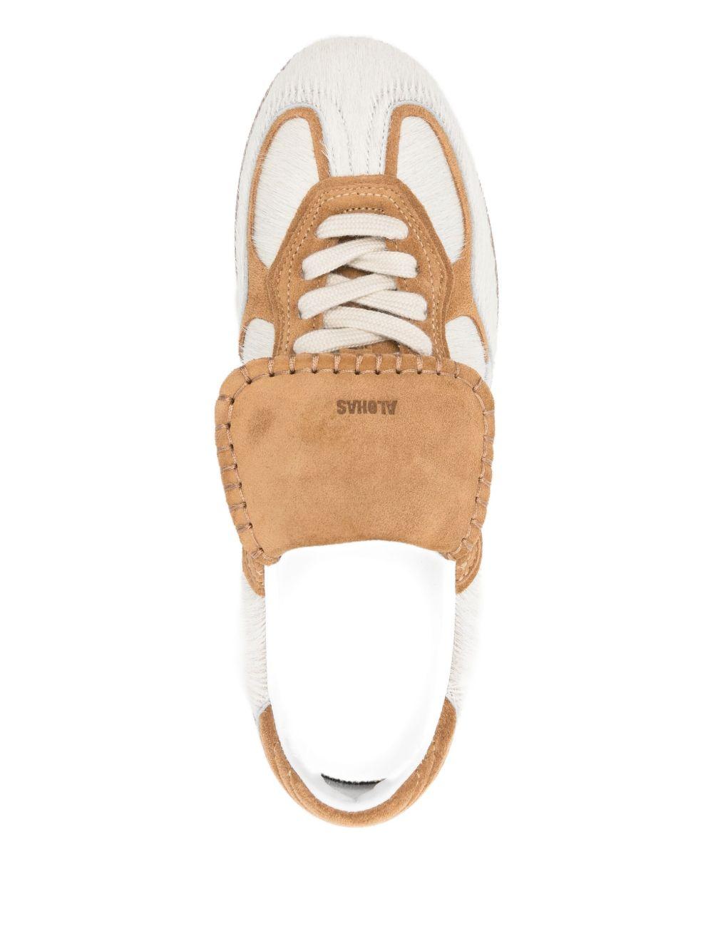 TB.490 Club Sneakers S100831 WHITE BROWN ALOHAS 