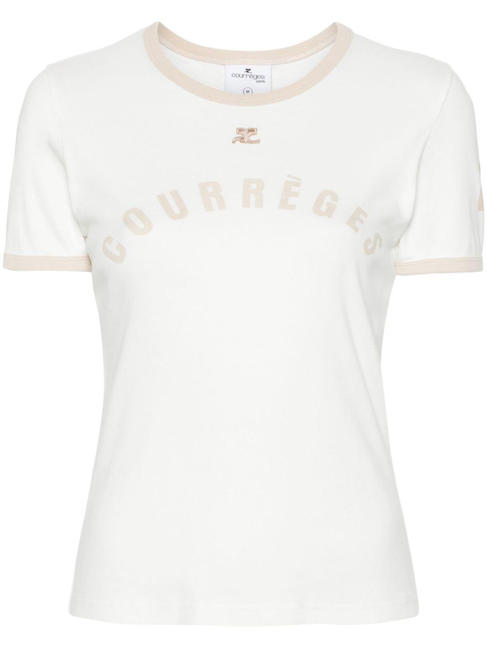  323JTS017JS0093 B086 WHITE OATMEAL COURREGES 